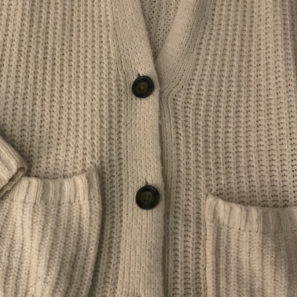 A&F Fuzzy Cardigan 🐏 - Picture 2 of 5